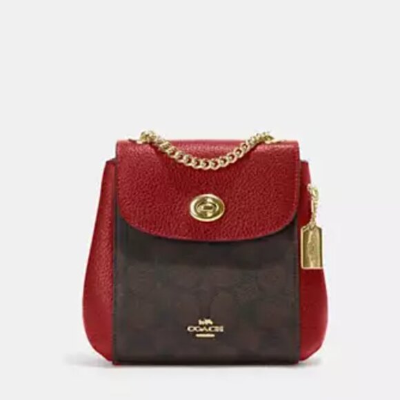 C5678 - Coach Convertible Mini Backpack in Signature Canvas - Picture 1 of 6